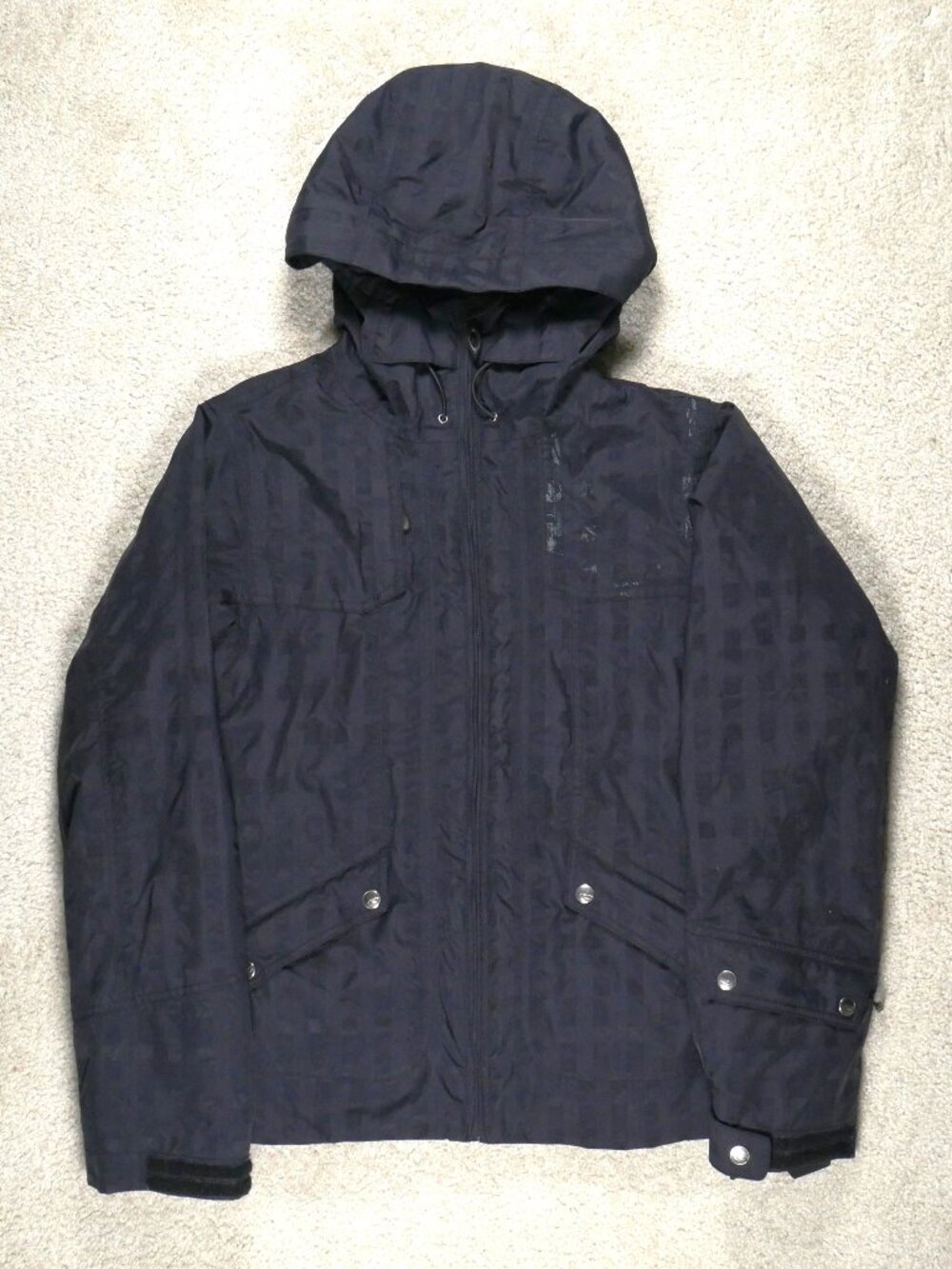 Y2K Oakley Women's XS Black Technical Insulated Hooded Winter Snow Ski Jacket